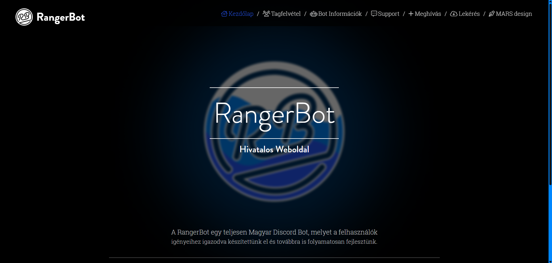 RangerBot screenshot